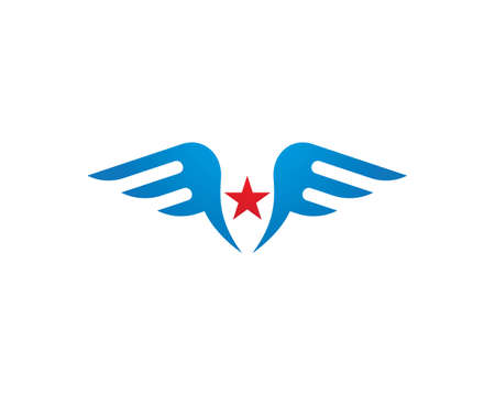 Falcon Wing  Template vector icon designのイラスト素材