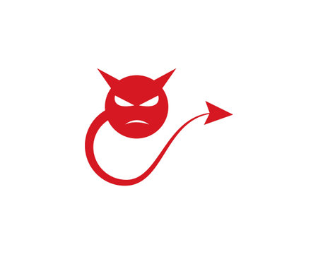 Devil  vector icon template
