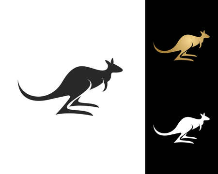 kangaroo  Template vector illustrationのイラスト素材