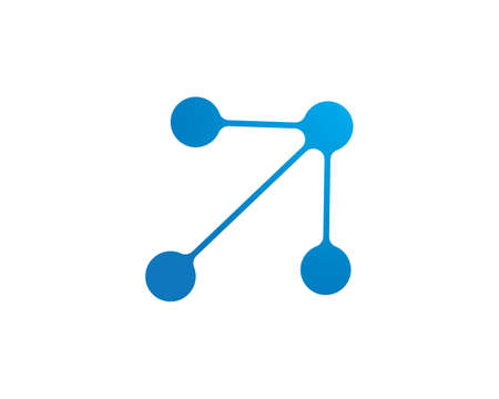 molecule  vector icon templateのイラスト素材