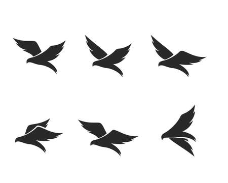 Bird Logo Template vector illustrationのイラスト素材