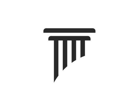 column Logo vector Templateのイラスト素材