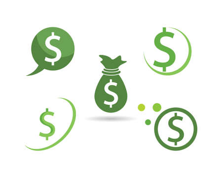 Business acounting,money logo vector templateのイラスト素材