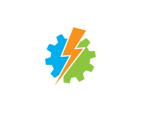 Gear   Template vector icon illustration designのイラスト素材