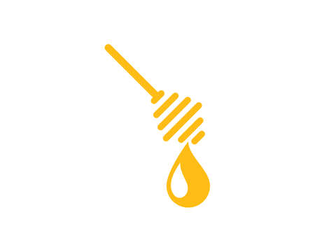 Honey Bee   Template vector icon illustration designのイラスト素材