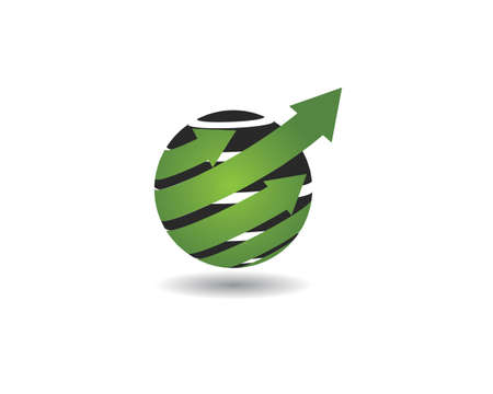 global business  ilustration logo vector templateのイラスト素材