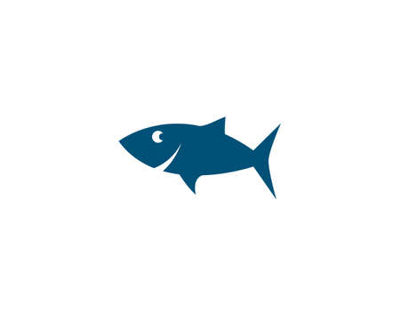 Fish logo template. Creative vector symbol of fishing club or onlineのイラスト素材