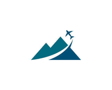 Mountain icon  Logo Business Template Vectorのイラスト素材