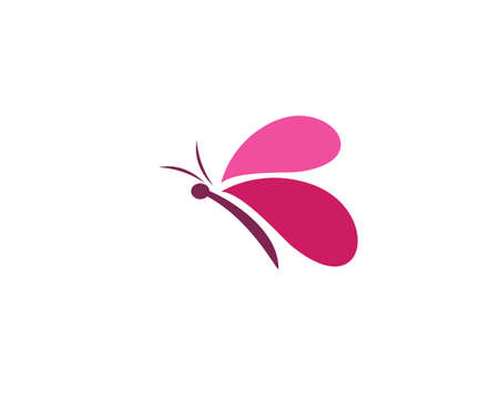 Butterfly Logo Template Vector icon designのイラスト素材