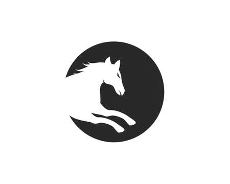 Horse Logo Template Vector illustration designのイラスト素材