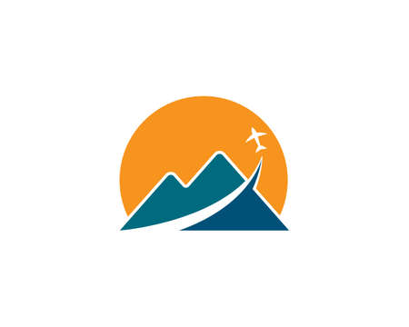 Mountain icon  Logo Business Template Vectorのイラスト素材
