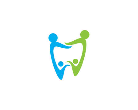 Dental logo Template vector illustration icon designのイラスト素材