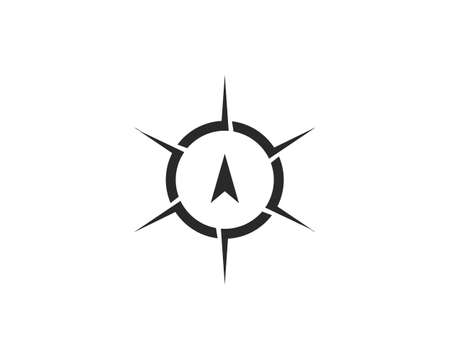Compass Logo Template vector icon illustration designのイラスト素材