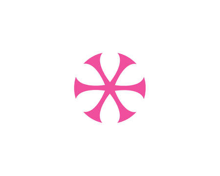 flowers design logo Template iconのイラスト素材