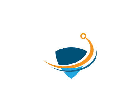 Shield symbol logo template vector illustrationのイラスト素材
