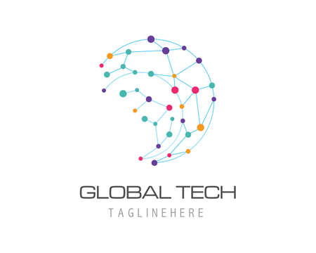 Business technology   template vectorのイラスト素材