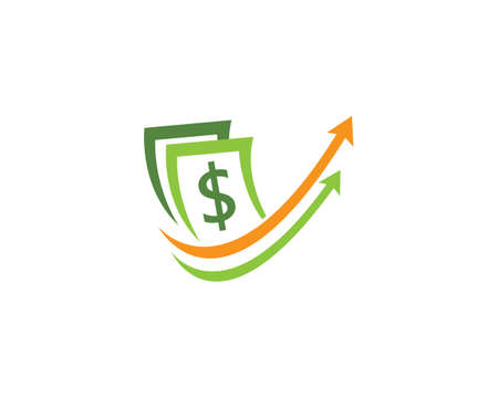 Business money icon vector templateのイラスト素材