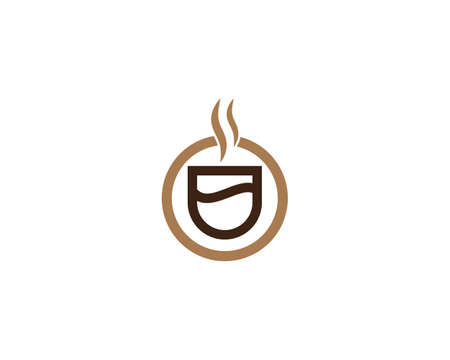 Coffee cup  Template vector icon designのイラスト素材