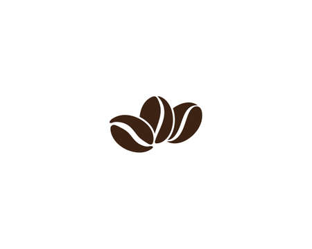 Coffee beans symbol Template vector icon designのイラスト素材