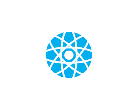 Business technology logo template vectorのイラスト素材