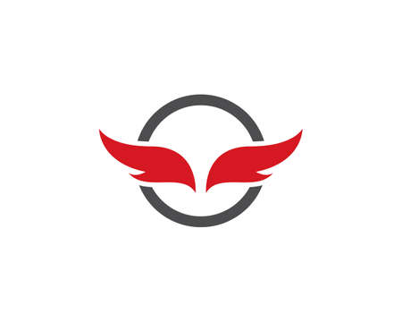 Wing Logo Template vector icon designのイラスト素材