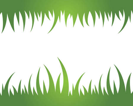 Grass ilustration vector templateのイラスト素材