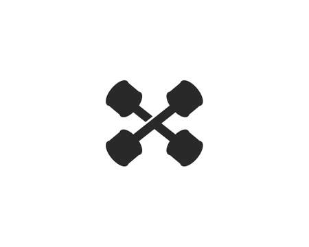 Gym symbol vector templateのイラスト素材