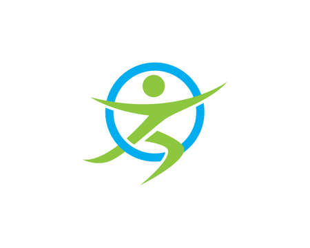 Healthy Life Logo template vector iconのイラスト素材