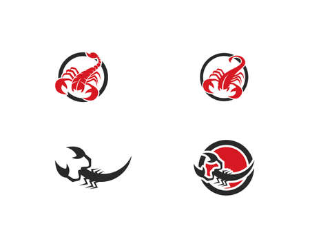 Scorpion  Template Vector illustrationのイラスト素材