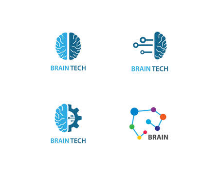 Brain  vector icon Templateのイラスト素材