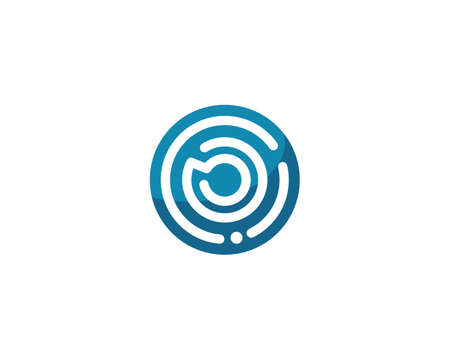 circuit technology illustration vector templateのイラスト素材