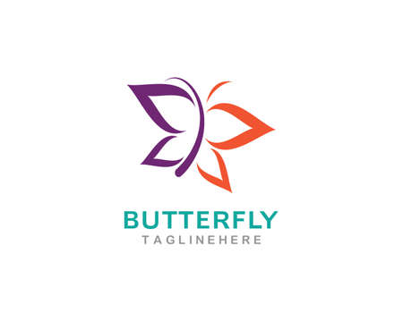 Butterfly  Template Vectorのイラスト素材