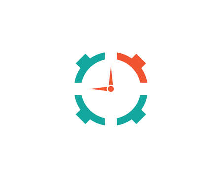 Timer  vector templateのイラスト素材