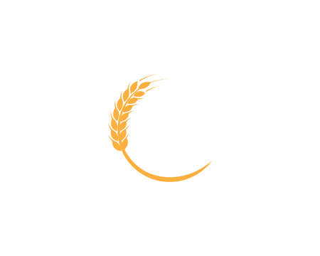 wheat  Template vector icon designのイラスト素材