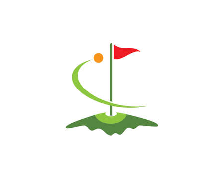 Golf Template vector illustration designのイラスト素材