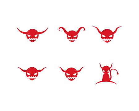 Devil  vector templateのイラスト素材