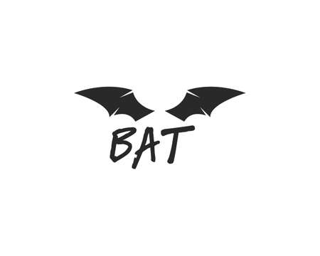 Bat illustration  vector templateのイラスト素材