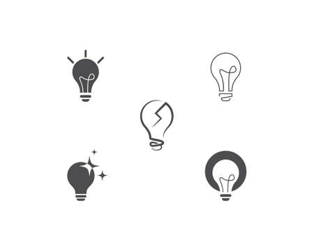 Bulb symbol vector illustration templateのイラスト素材