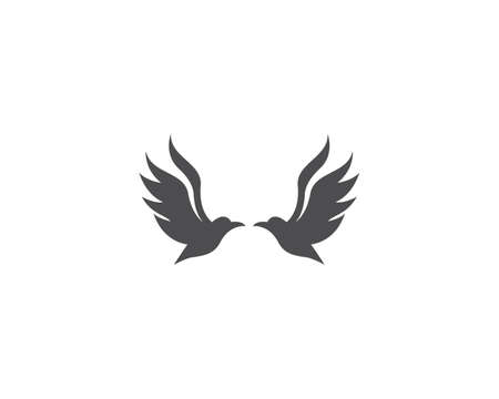 Bird  Template vectorのイラスト素材