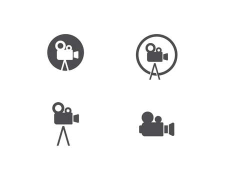 Camera Movie  vector templateのイラスト素材
