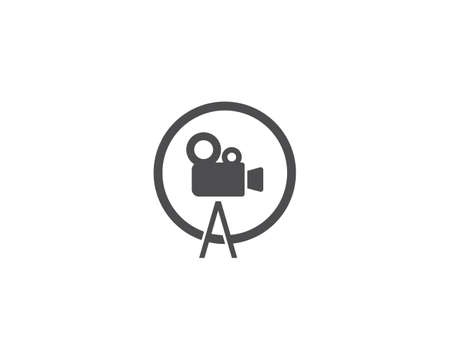 Camera Movie icon vector templateのイラスト素材