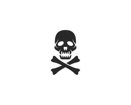 Skull  symbol vector illustrationのイラスト素材