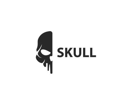 Skull  vector illustrationのイラスト素材