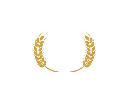 Wheat  Template vectorのイラスト素材