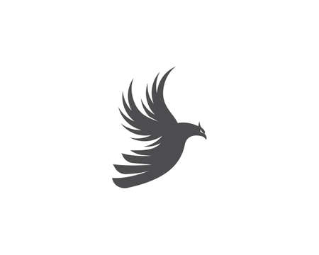 Falcon Bird Logo Templateのイラスト素材