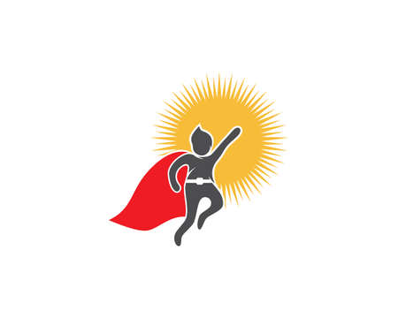 Super kids logo ilustration vector templateのイラスト素材