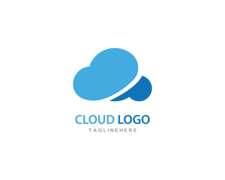 cloud   vector icon templateのイラスト素材