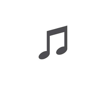 Music note  Vector templateのイラスト素材