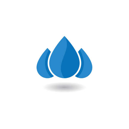 water drop Logo Template vector illustration designのイラスト素材