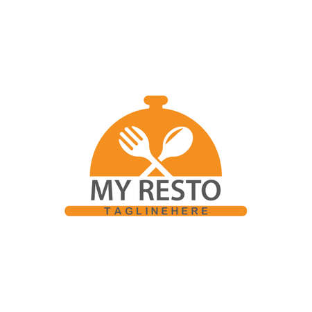 Restaurant logo vector ilustration designのイラスト素材